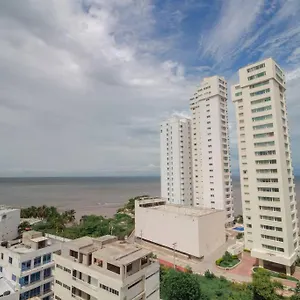 Hermoso Apartamento Con Vista Al Mar Rodadero White 1005 Gaira